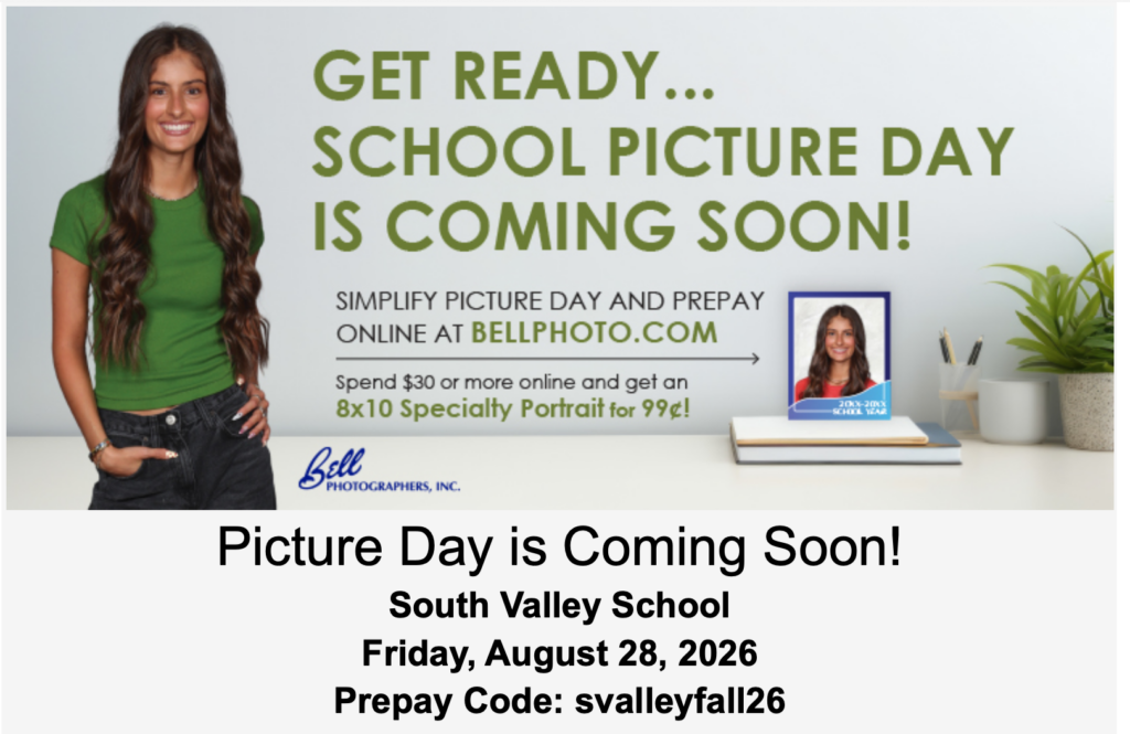 Picture Day flyer 2026