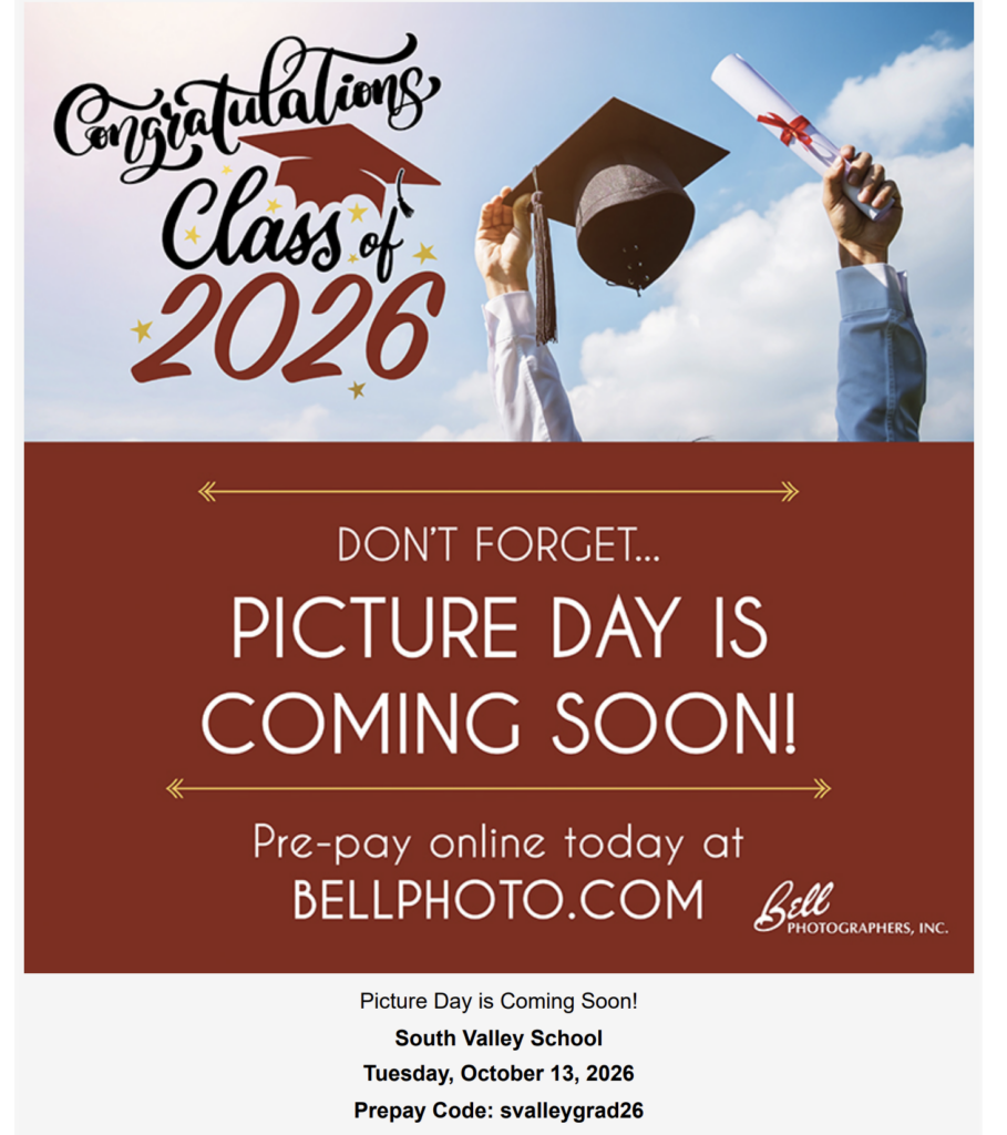 Picture retake day graduates flyer 2026