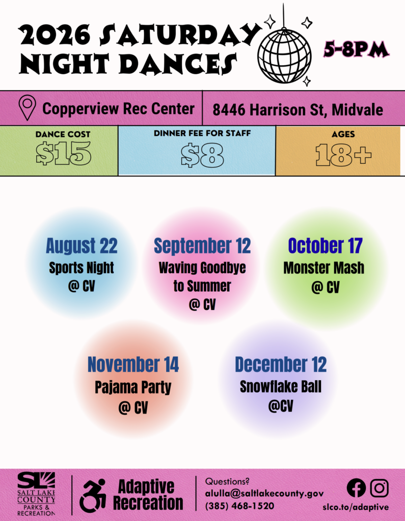 Copperview Rec Dances October flyer